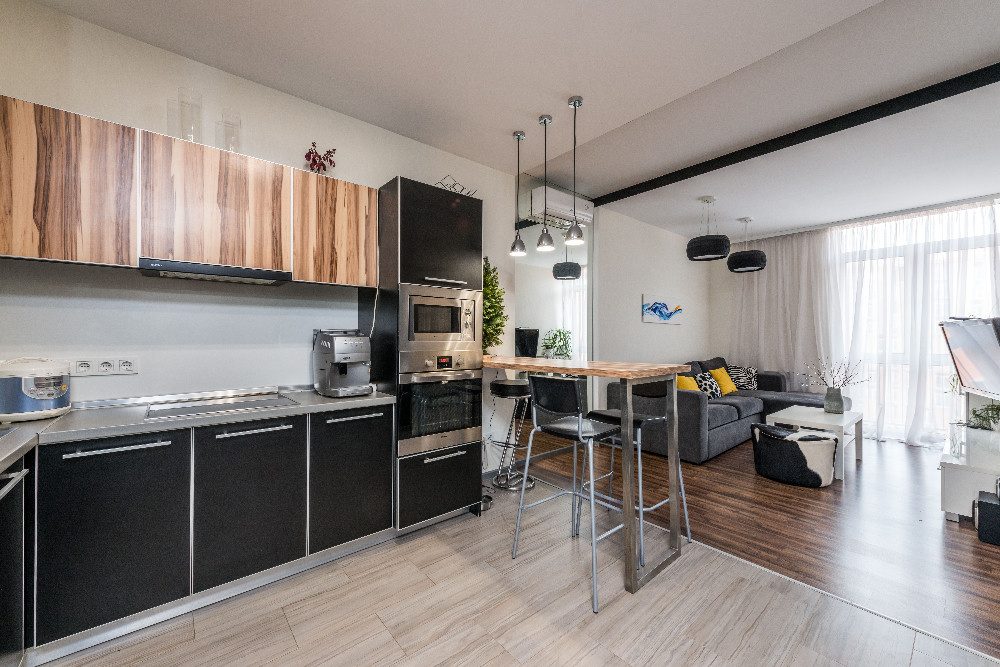 Furnished short-stay apartment interior for guests comparing stays in Thika