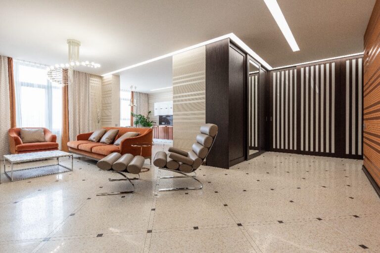 Modern furnished apartment interior for BnB and short stay accommodation