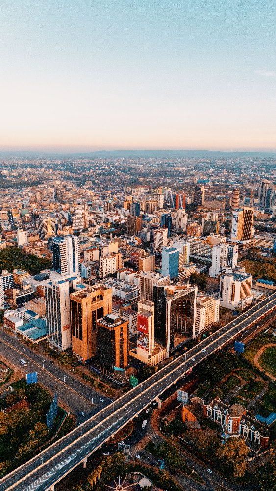 Where to Stay Near KICC for a Conference in Nairobi 1 Nairobi Kenya cityscape and urban skyline for PataStay location pages